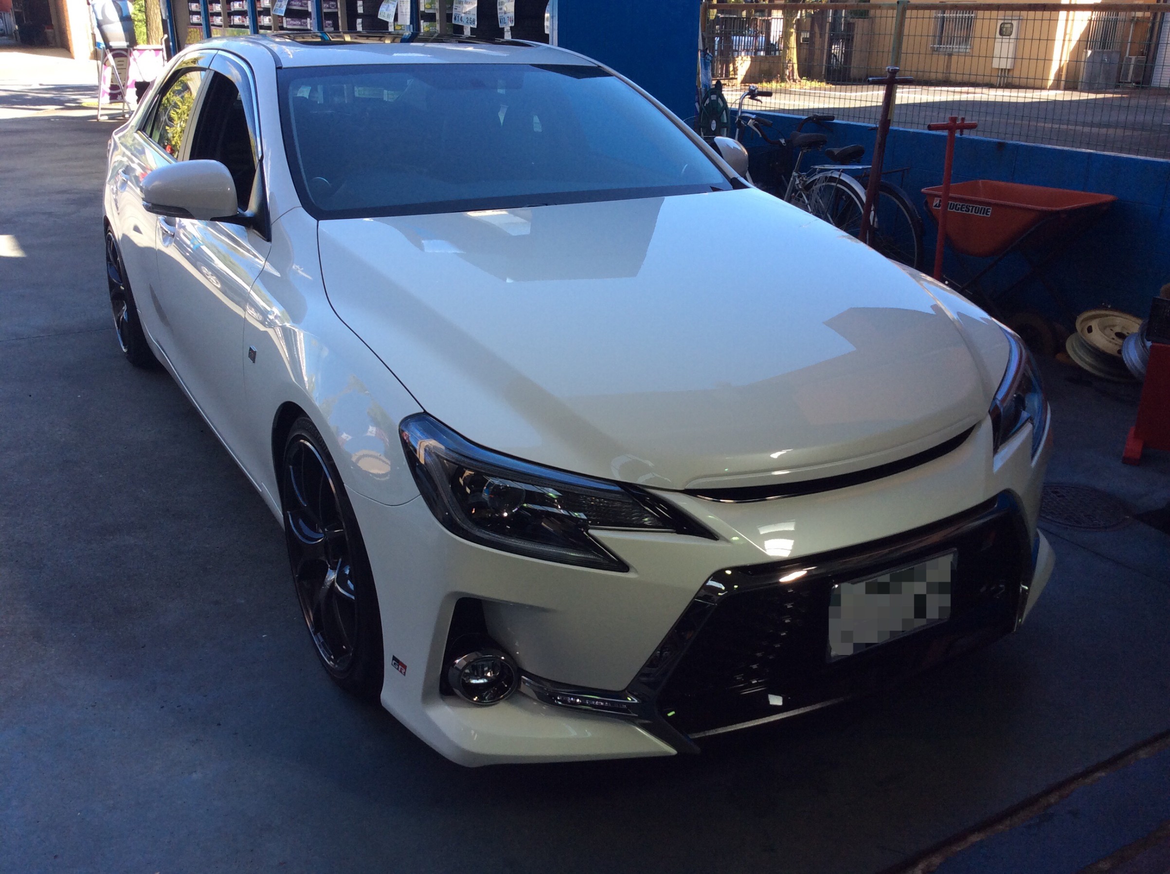 ついに完成 トヨタ マークx 足まわり サスペンション ブレーキ 足まわり サスペンション ブレーキ その他足回り関連パーツ スタッフ日記 コクピット 嵯峨野