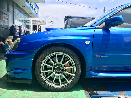 インプレッサGDBに車高調取付 | スバル インプレッサWRX STI 足まわり