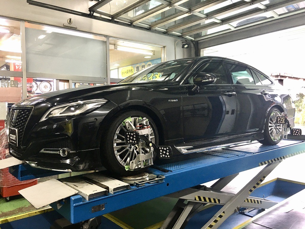 現行型クラウンハイブリッド タナベNF210ダウンサス 現行型クラウンハイブリッド タナベNF210ダウンサス