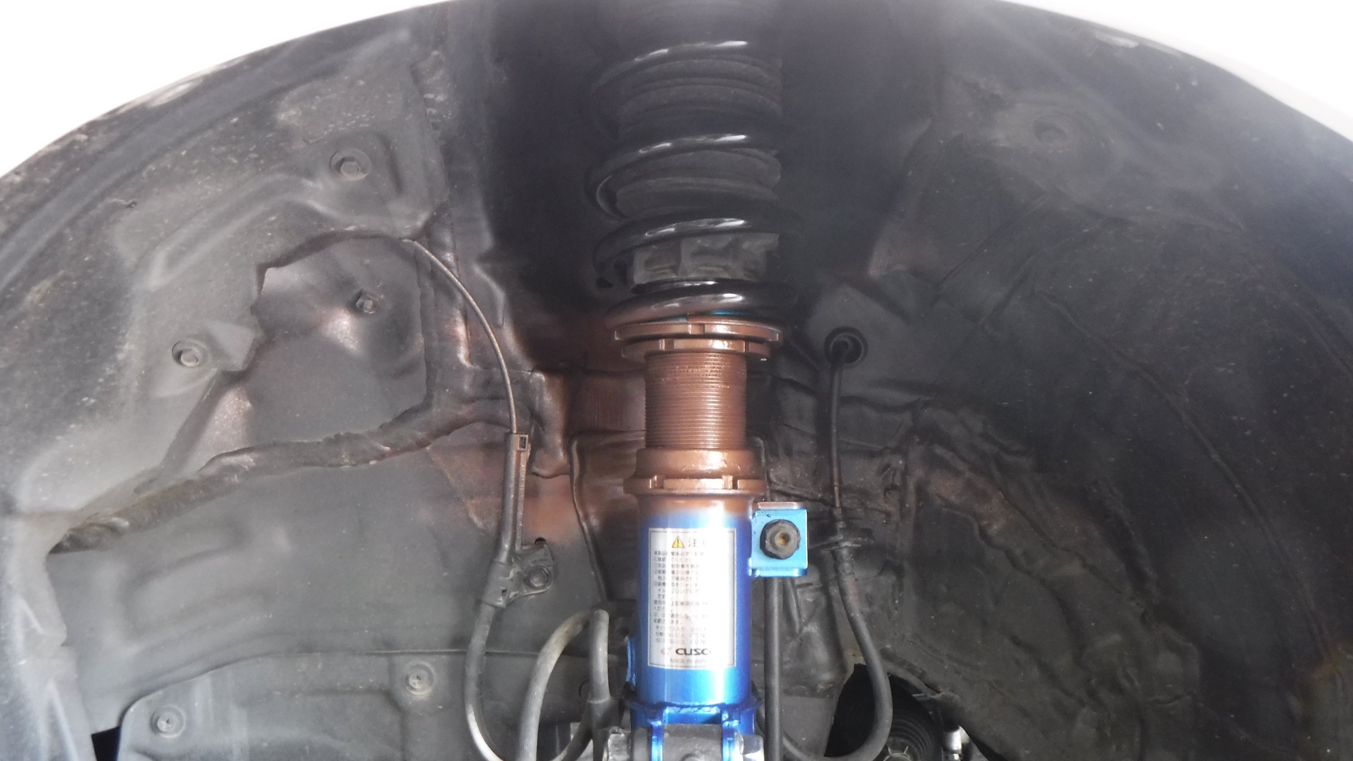 CUSCO STREET ZERO & WORK ZEAST 取付 とアライメント調整作業