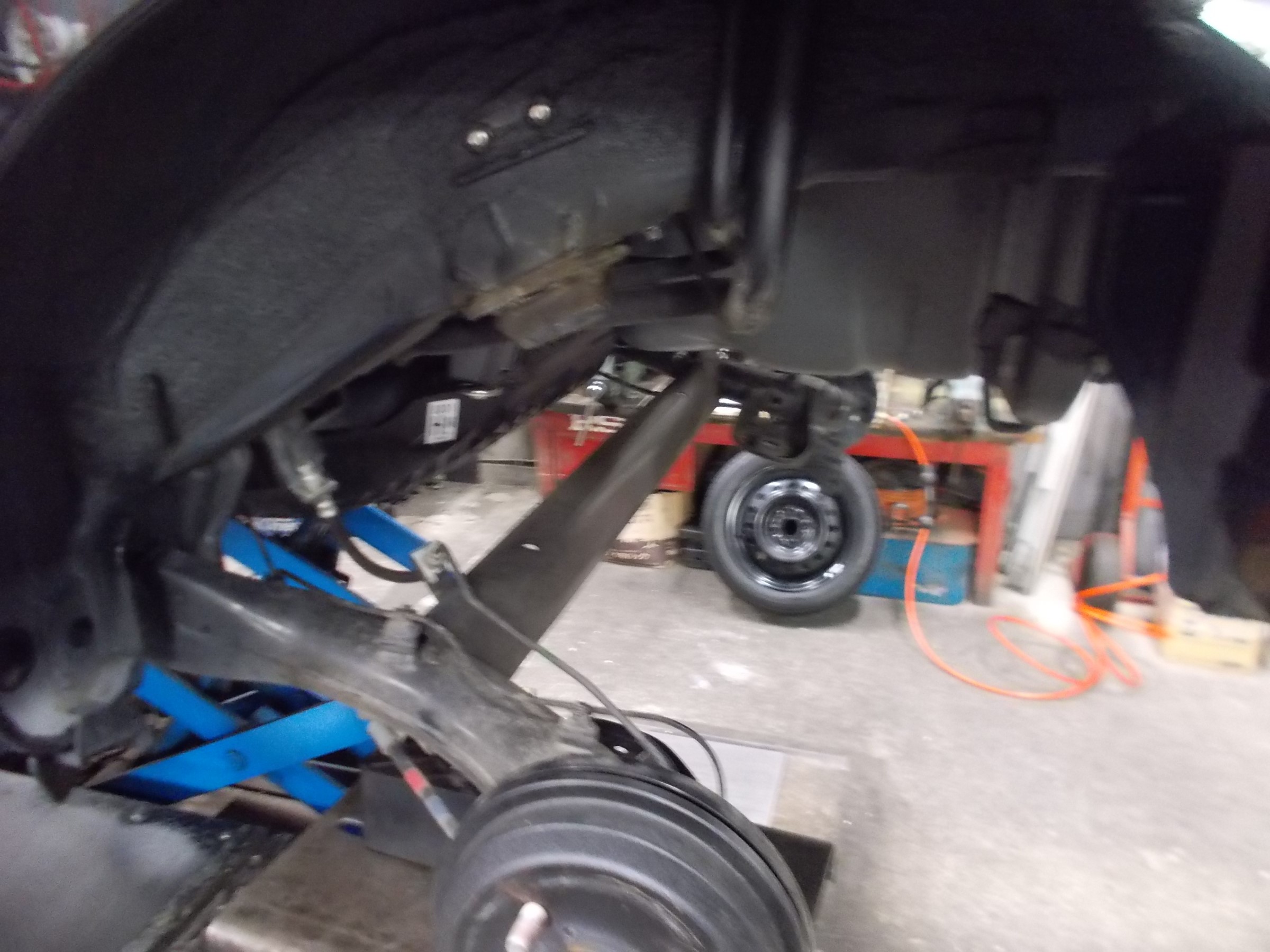 ミラ イース テイン製車高調「FLEX-Z」装着&アライメント作業 ミラ イース テイン製車高調「FLEX-Z」装着&アライメント作業