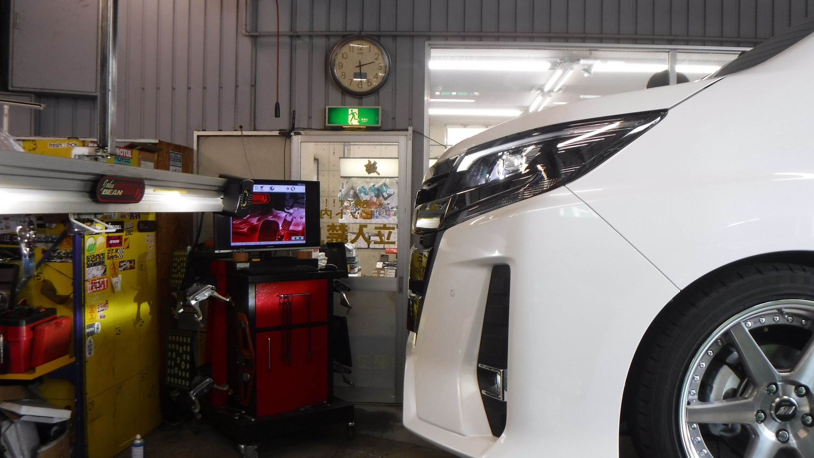 CUSCO STREET ZERO & WORK ZEAST 取付 とアライメント調整作業