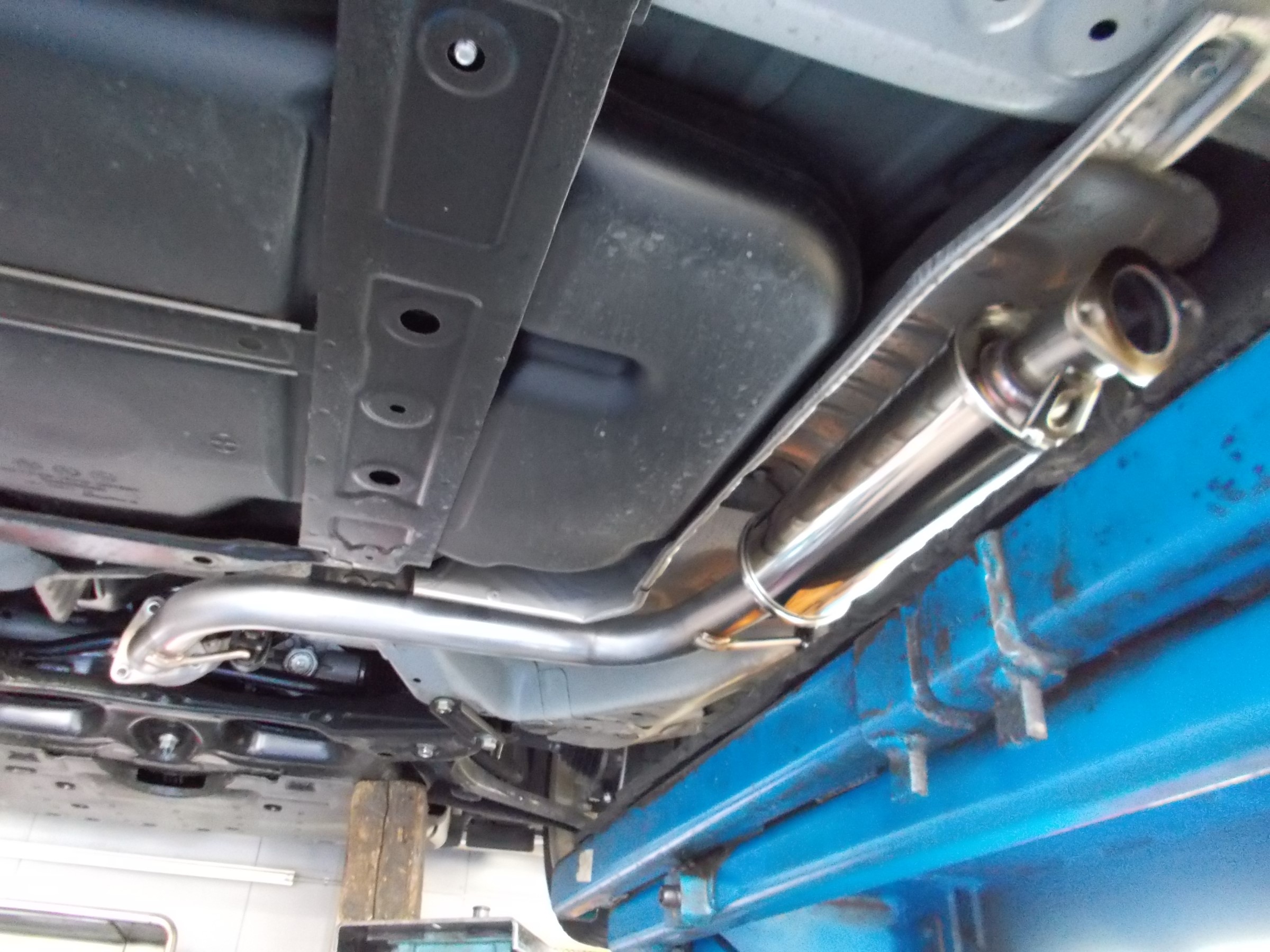 フィットRS スプーン製中間エキゾーストパイプ「PIPE-B」装着