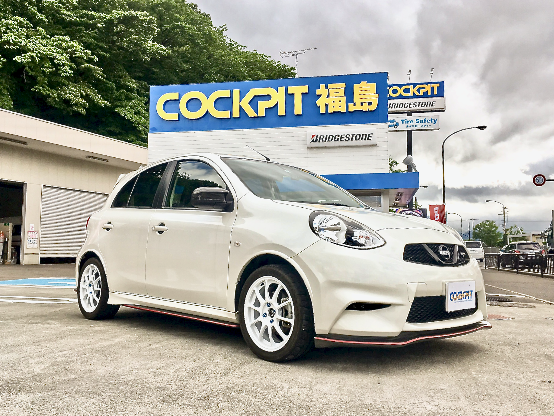 K13改 NISSAN MARCH NISMO S ✖ VOLK RACING ZE40 OPTION COLOR (DASH 