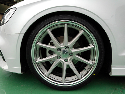 アウディA3 ワーク グノーシスCV201ホイールにポテンザS001装着