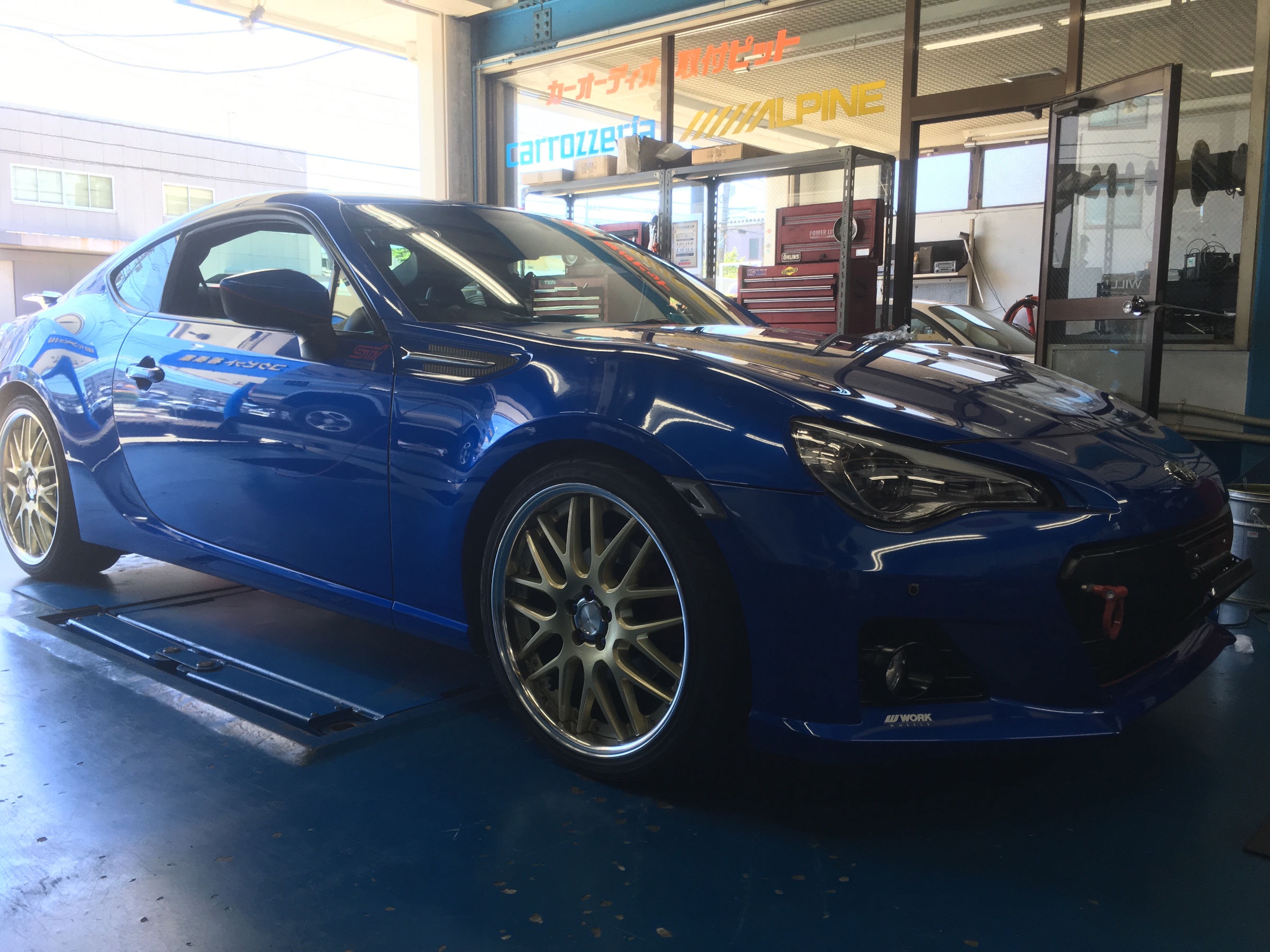 BRZにクスコの車高調の取り付け。 | スバル BRZ 足まわり