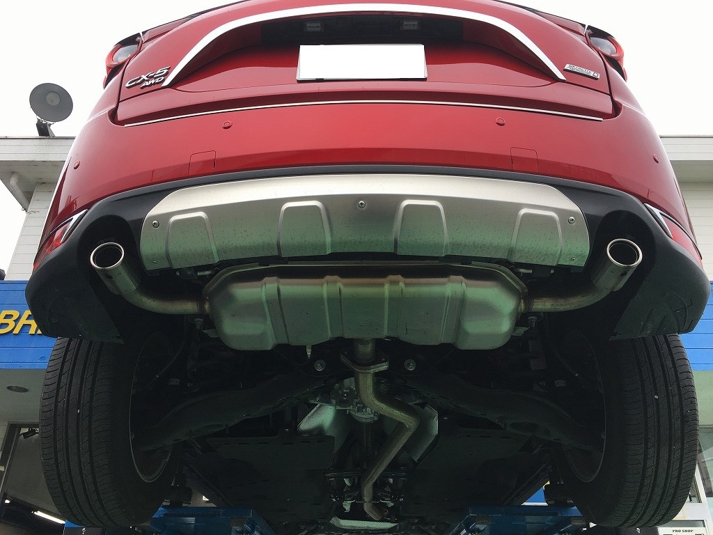 マツダCX-5マフラー交換HKSツーリングスペックL装着 | マツダ CX-5 吸