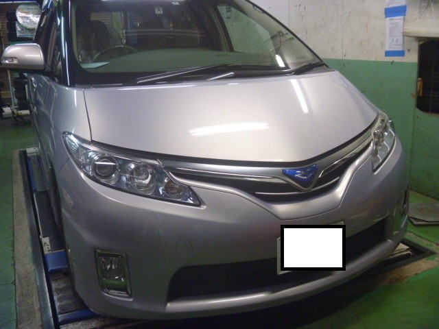 TOYOTA エスティマハイブリッド ショック交換☆ | トヨタ エスティマ