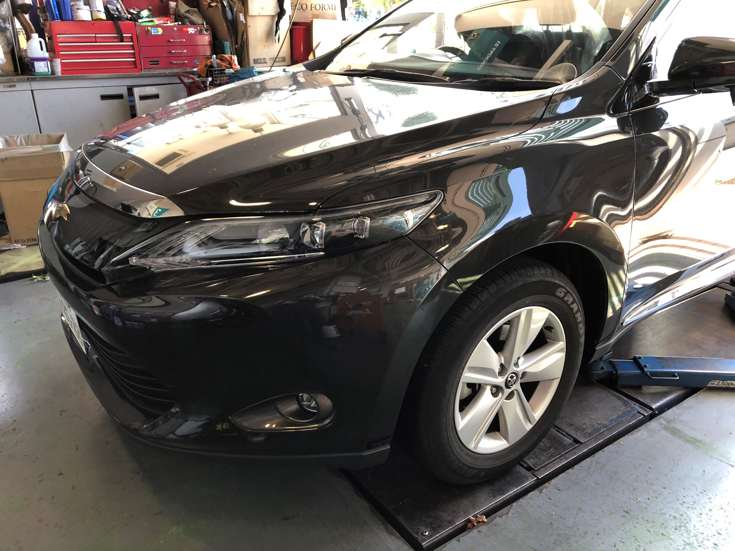 Toyota ハリアー Dueler H L 850 タイヤ交換 スタッフ日記 コクピット21世田谷 車のカスタマイズにかかわるスタッフより