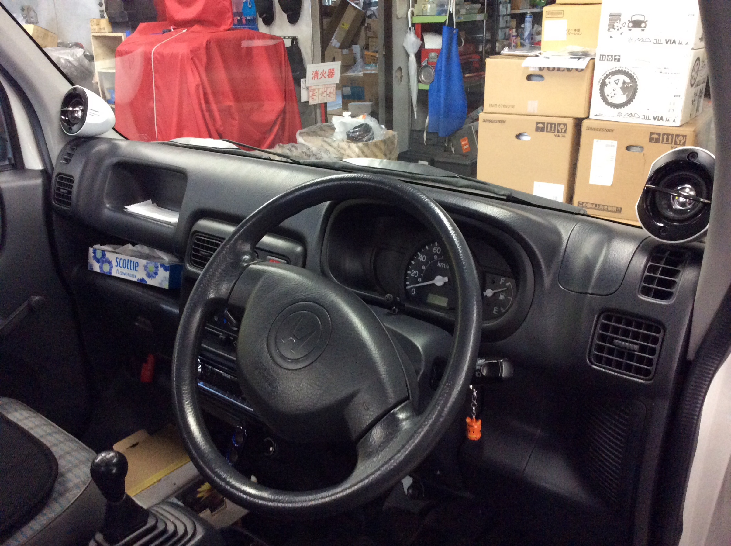 軽トラック ホンダ アクティトラック のオーディオシステム ホンダ バモス Av カーナビ ドライブレコーダー Etc Av カーナビ ドライブレコーダー Etc A V関連取付 スタッフ日記 コクピット モリオカ 車のカスタマイズにかかわるスタッフより