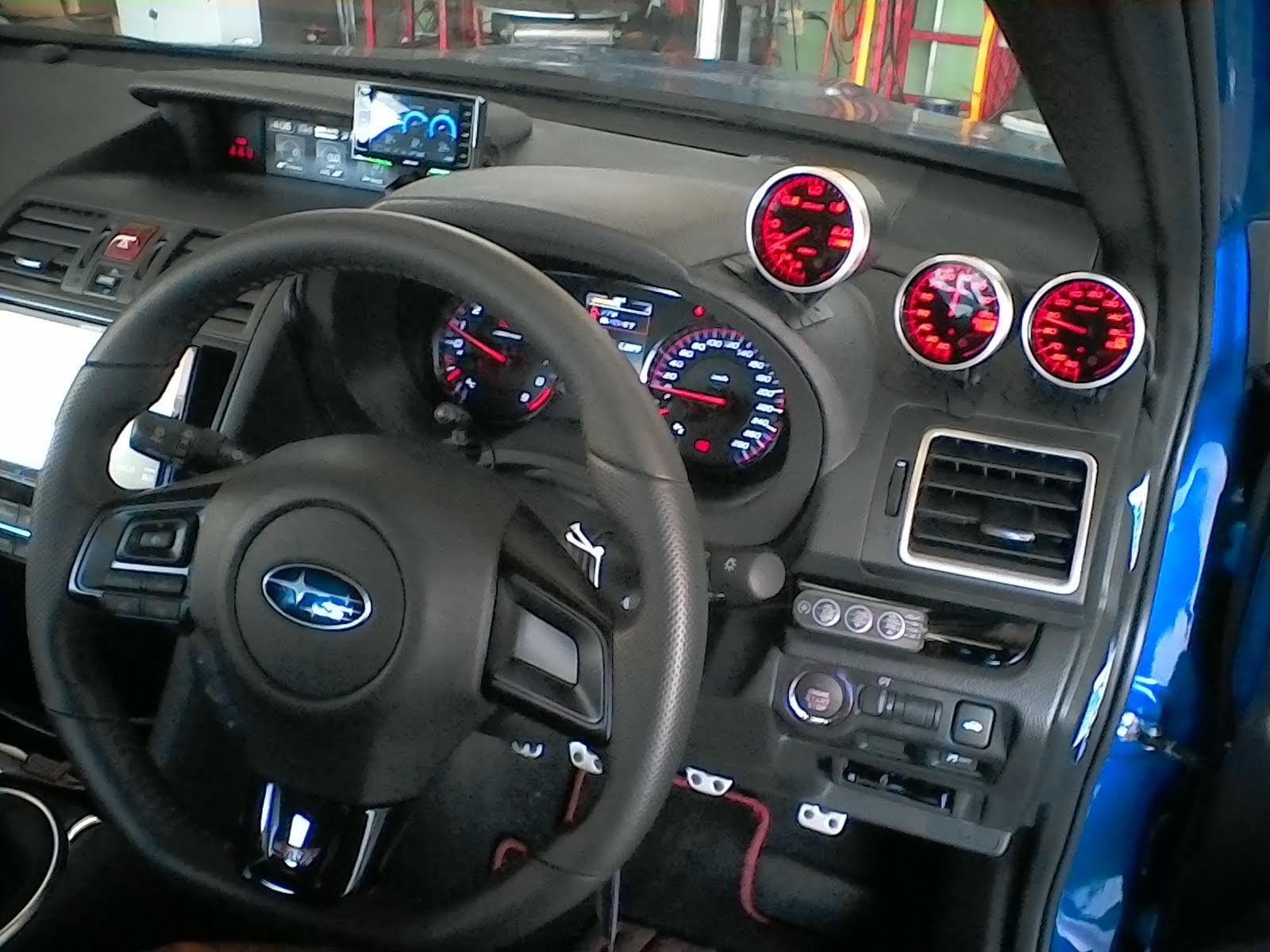Wrx Sti 追加メーター取付 今日の出来事 コクピット 西部 車のカスタマイズにかかわるスタッフより