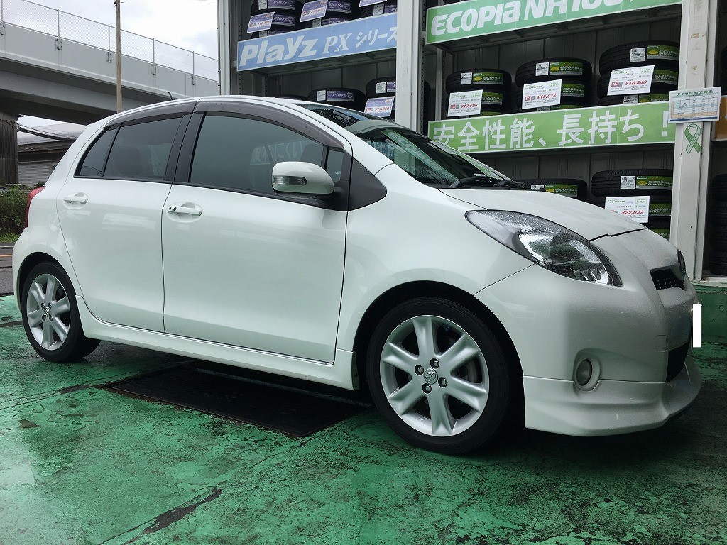 ヴィッツRS 足回りリフレッシュ、KYB NEW SR SPECIAL装着、四輪