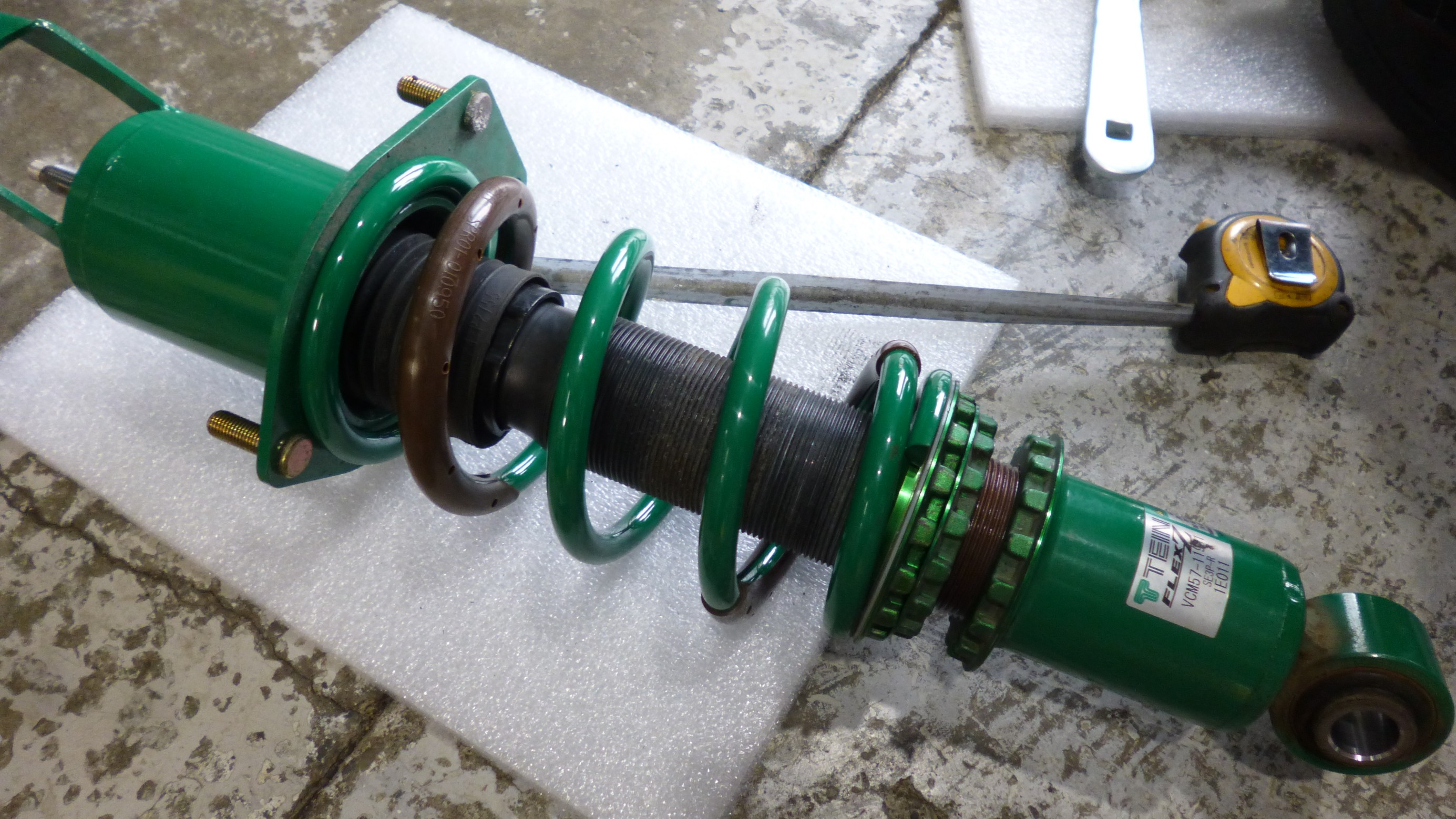 POTENZA（ポテンザ）S007A 取付＆ TEIN FLEX Z 仕様変更と