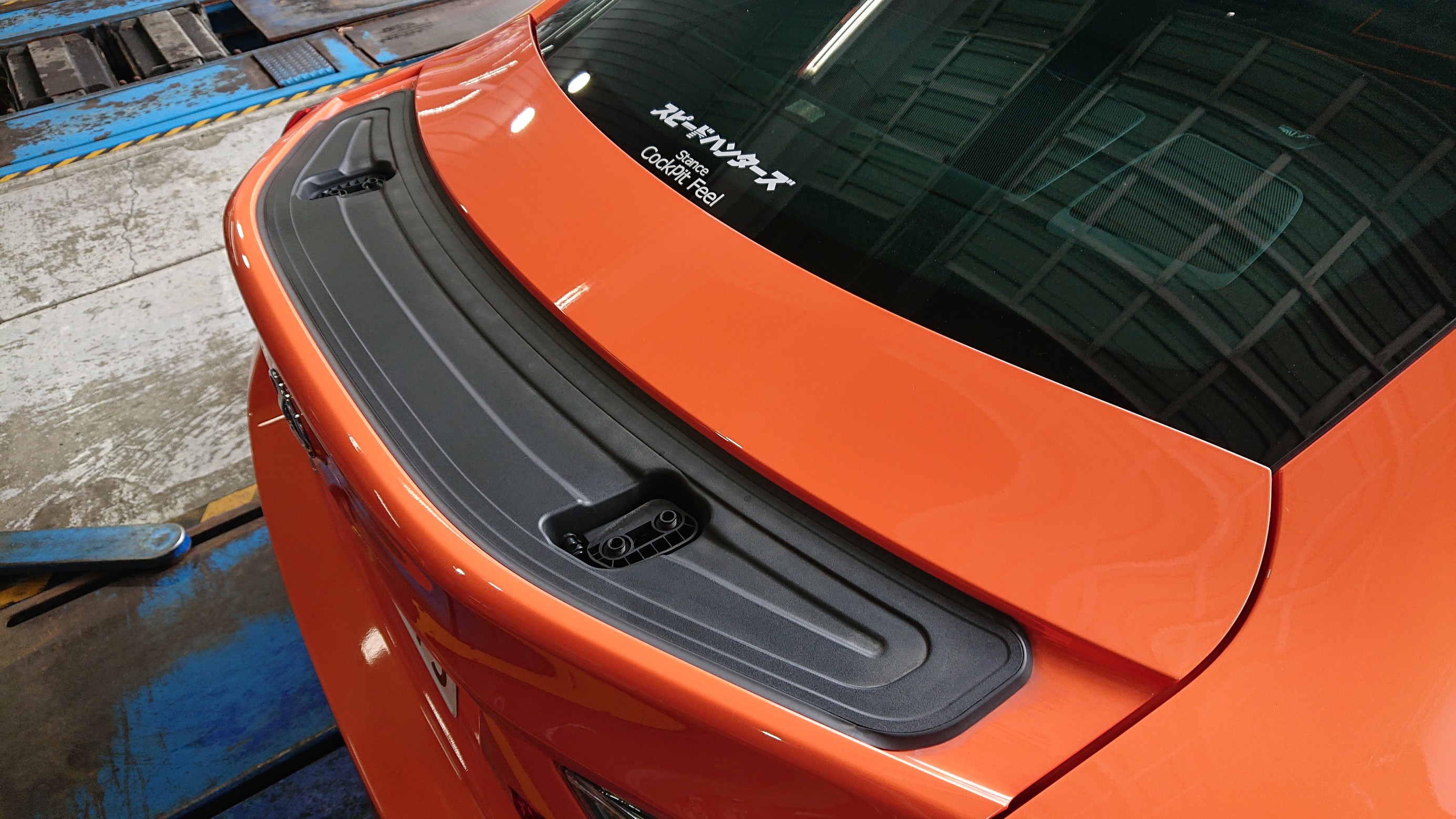 レクサス RC-F RCF リアウィング エクステンション レクソン LEXON LEXON（レクソン）リアウィング エクステンションキット取付