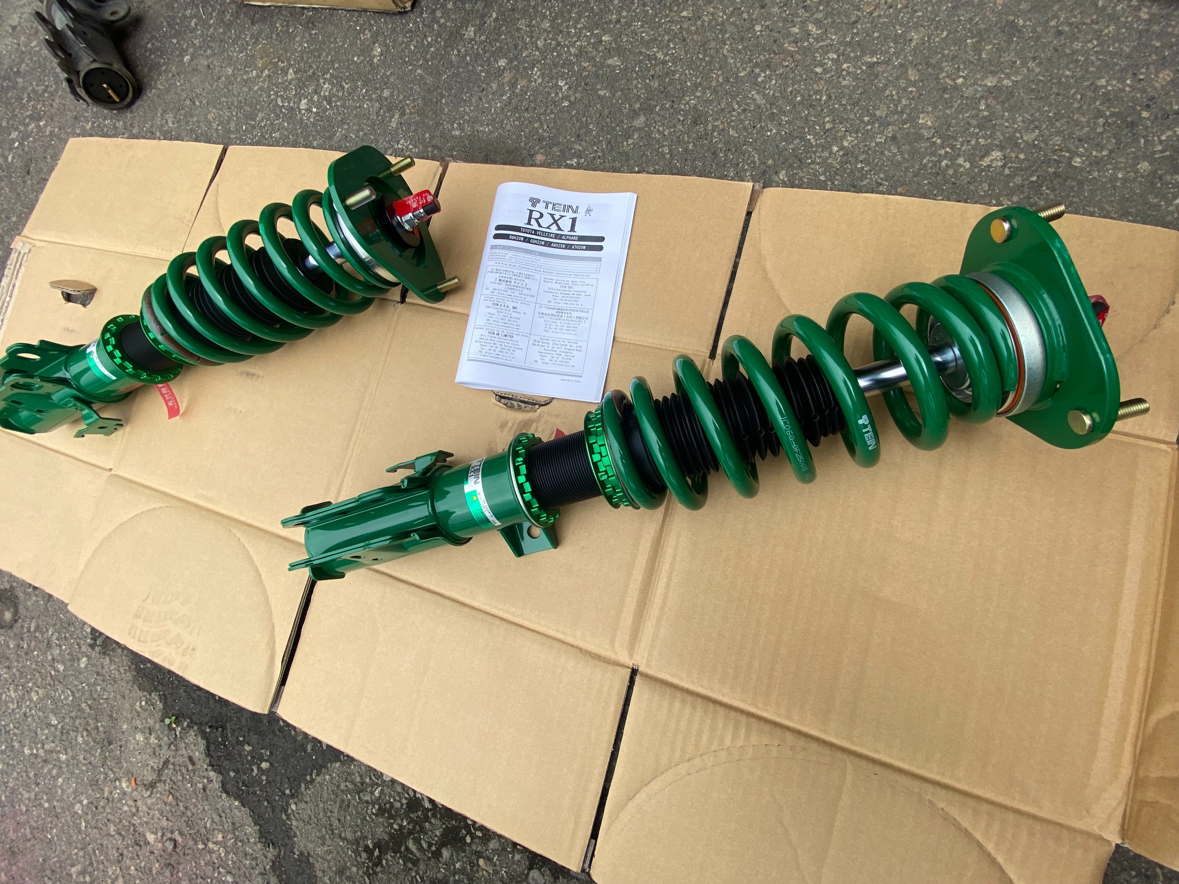 TEIN RX1 車高調キット30アルファード 後期