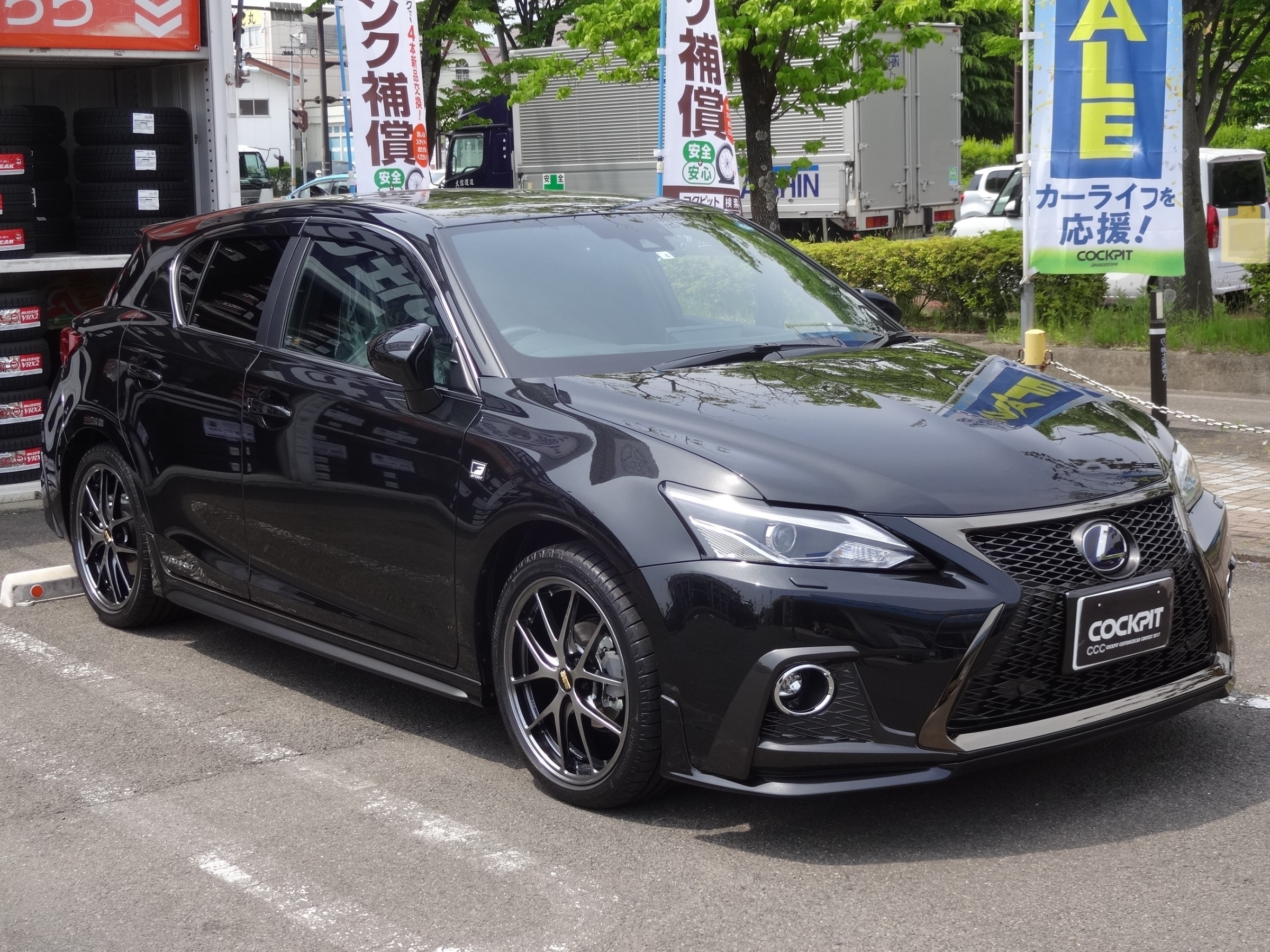 2022年春ホイール装着事例 レクサスCT200hにBBS RI-A | レクサス