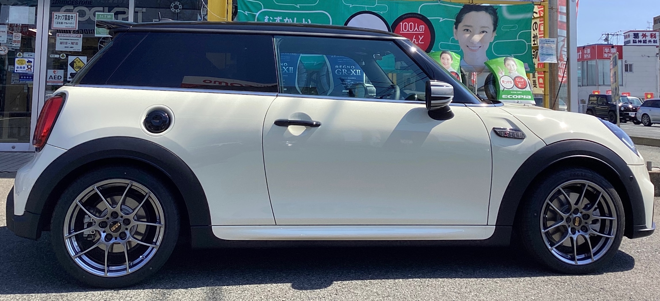 F55 F56 F57 MINIに TWS EXlete 107MMonoblock 鍛造ホイール ４本セット中古品 MINI F55 F56 F57 TWS 107M 205⁄40R18