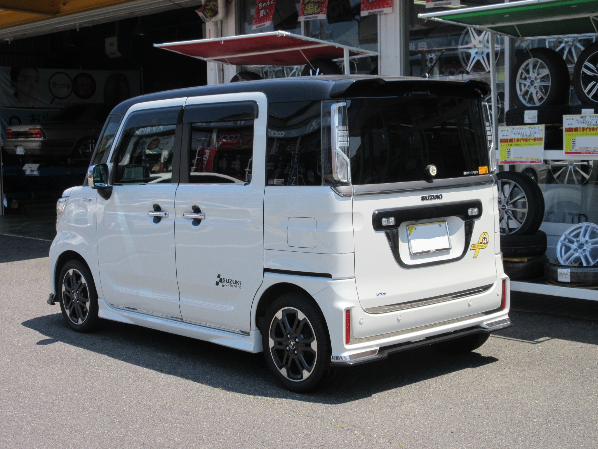 【ACURA】サイドスポイラー：スペーシア・カスタム▲MK53S ACURA】サイドスポイラー：スペーシア・カスタム△MK53S ACURA】サイド