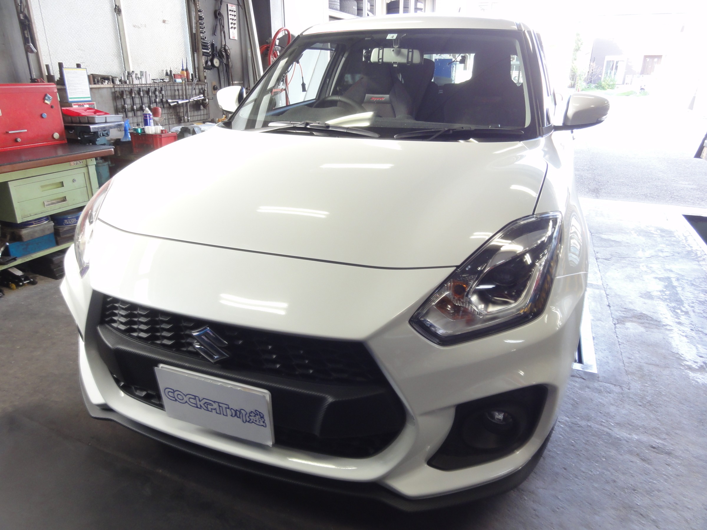 スイフトスポーツ（ZC33S）テイン製車高調「MONO SPORT」装着