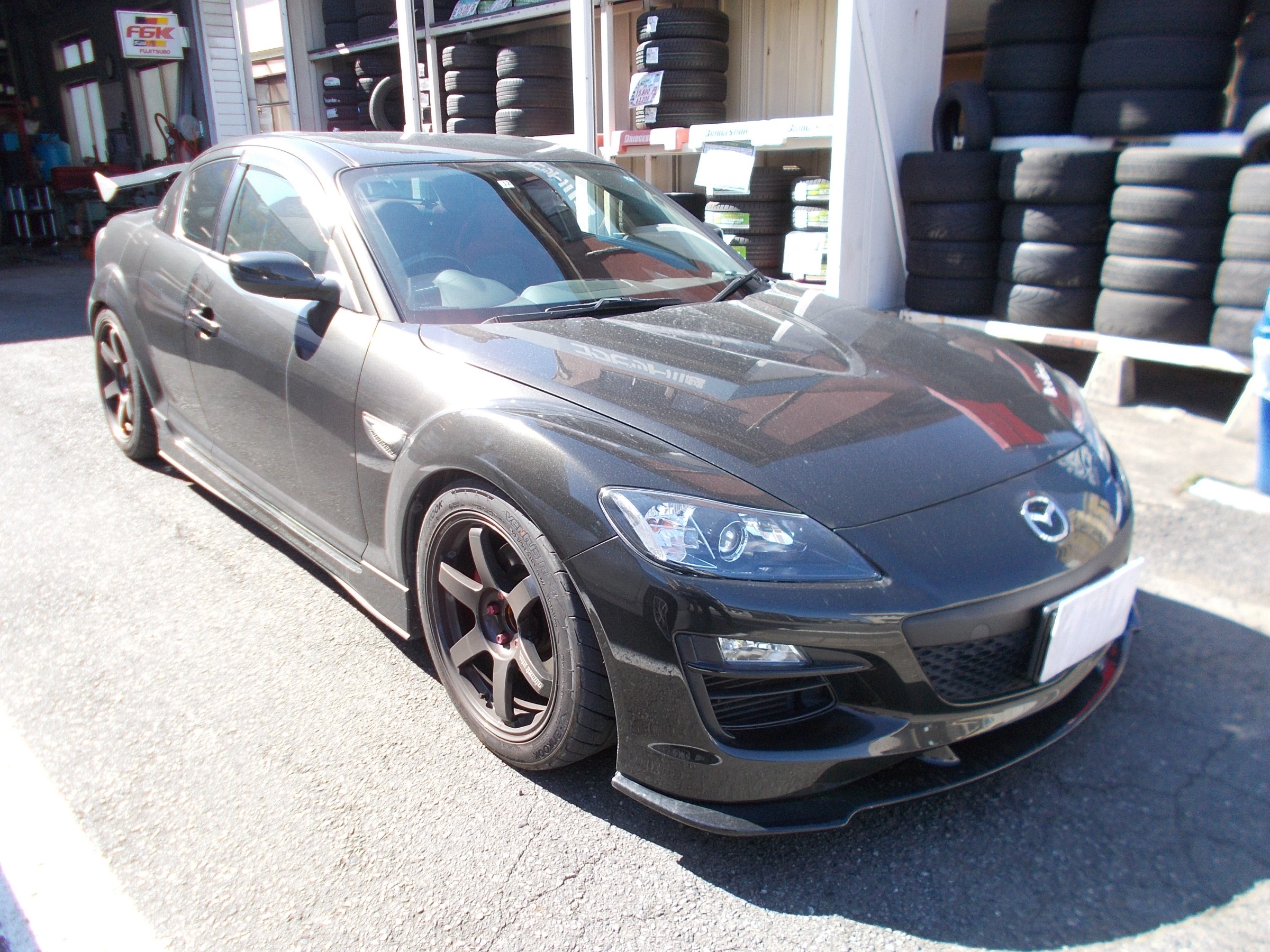 RX-8 エンドレス製スポーツブレーキパッド「MX72プラス」装着