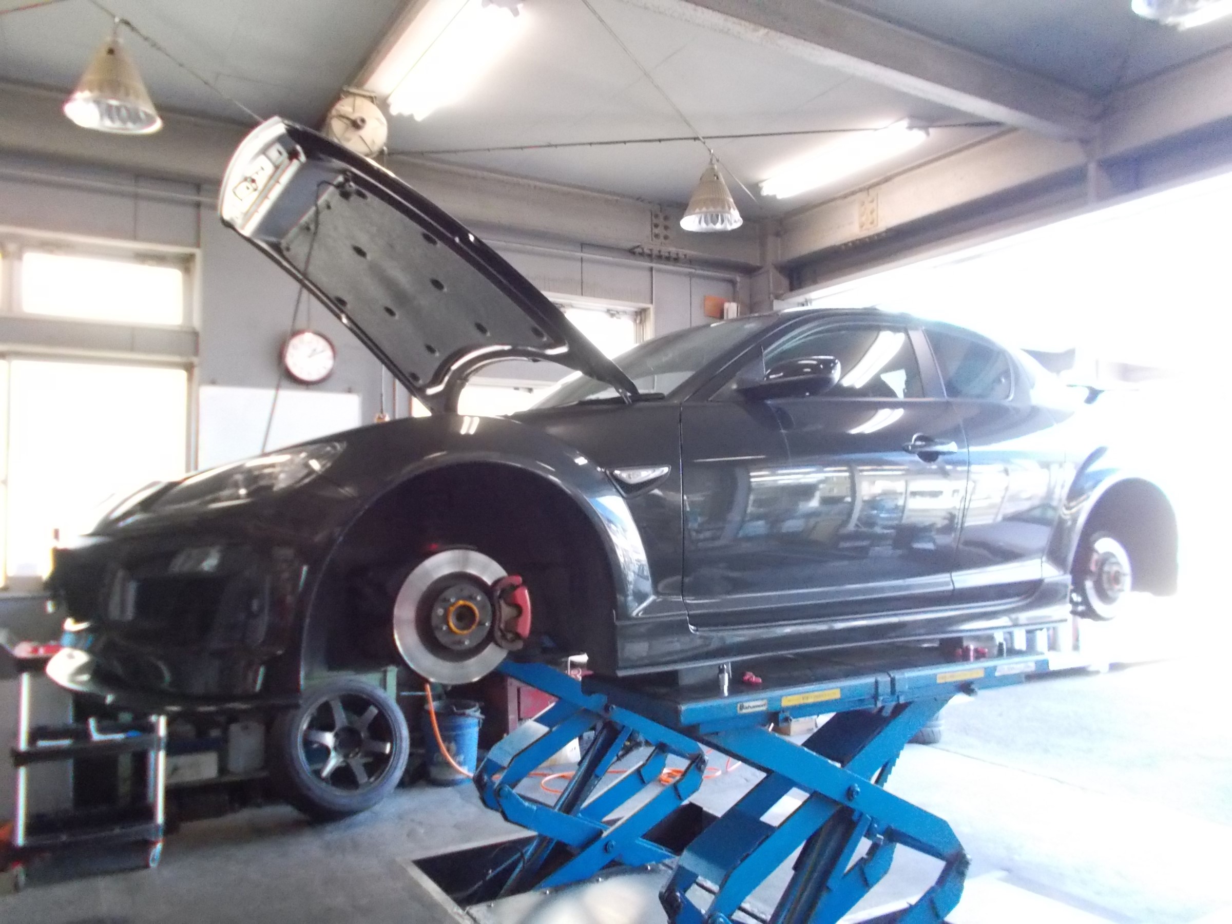 RX-8 エンドレス製スポーツブレーキパッド「MX72プラス」装着