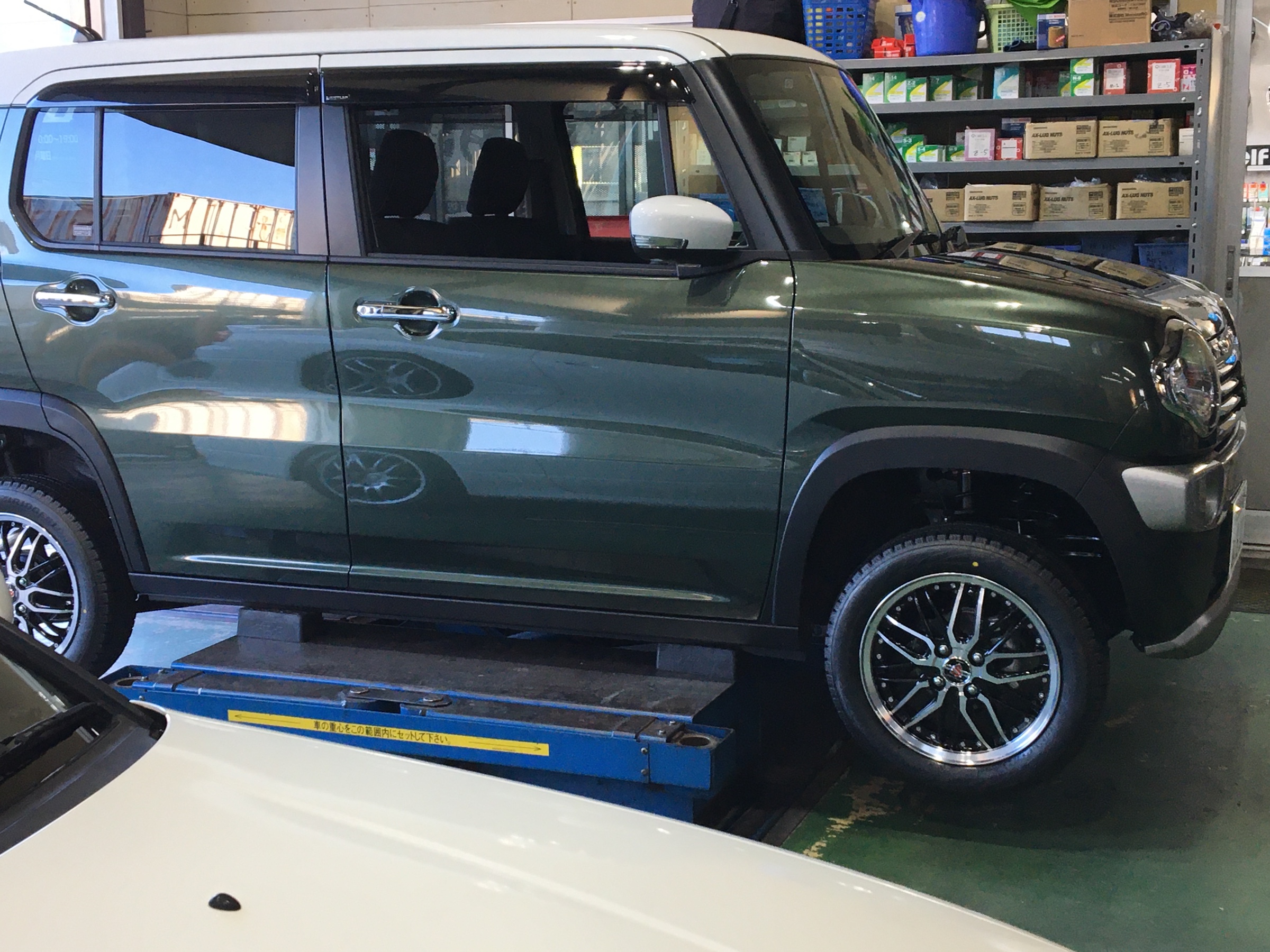 LM SPORT 15インチ ヨコハマジオXAT デリカミニ ハスラー装着画像