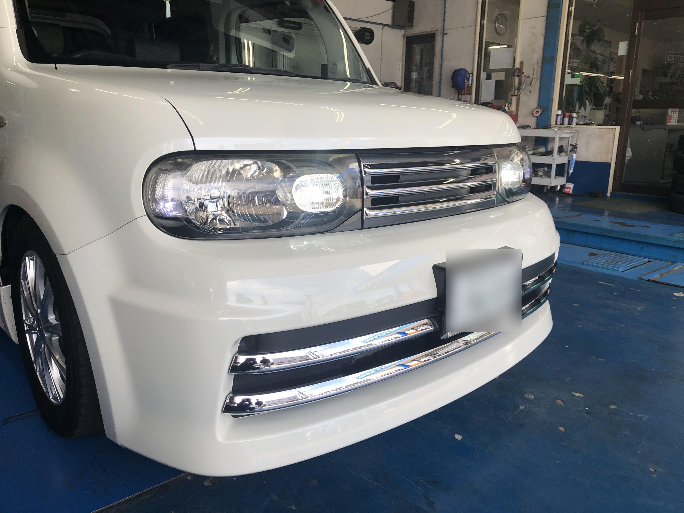 日産キューブにハイスパークイグニッションコイル | 日産 キューブ HID・LED（その他電装系） | カスタマイズ日記 | コクピット 相模原 |  車のカスタマイズにかかわるスタッフより