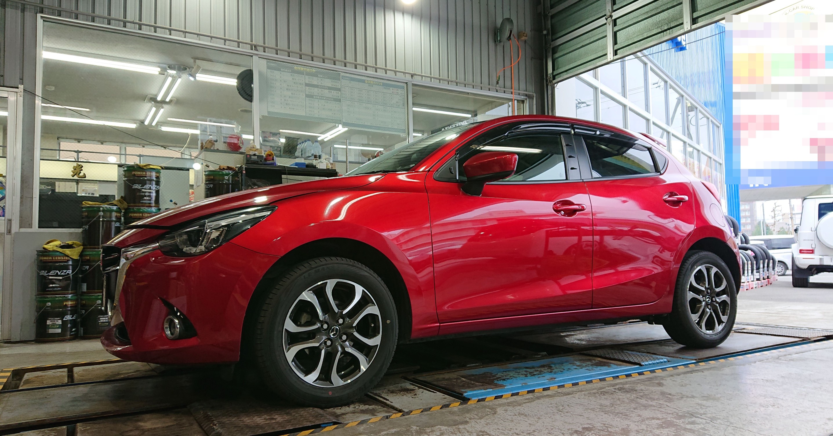 AutoExe（オートエグゼ）ストリート スポーツ サスキット 取付 & 4輪