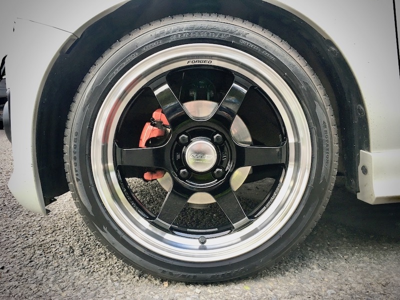 HA36S SUZUKI ALTO WORKS ✖ RAYS VOLK RACING TE37 KCR