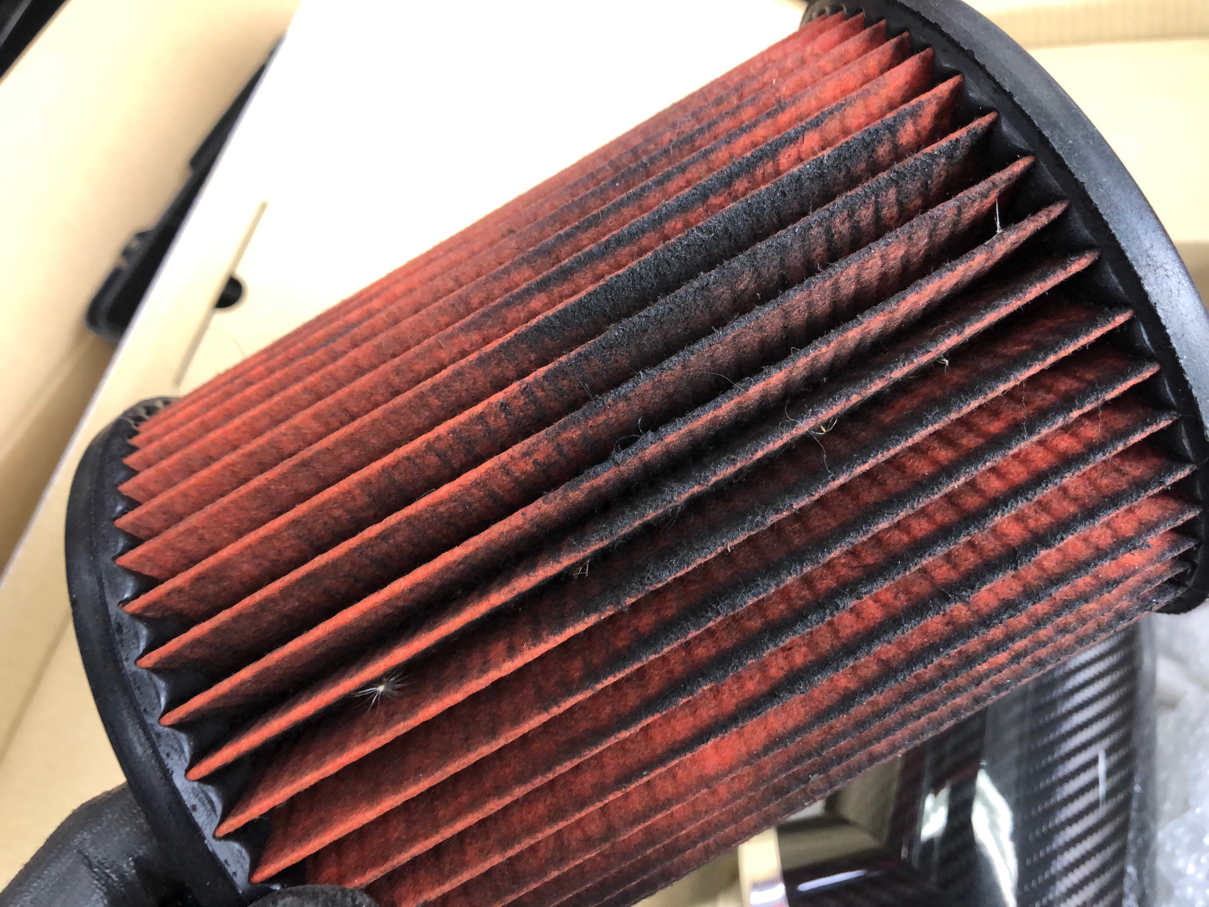 インテグラ DC5 ZERO-1000 パワーチャンバーでエアークリーナー交換