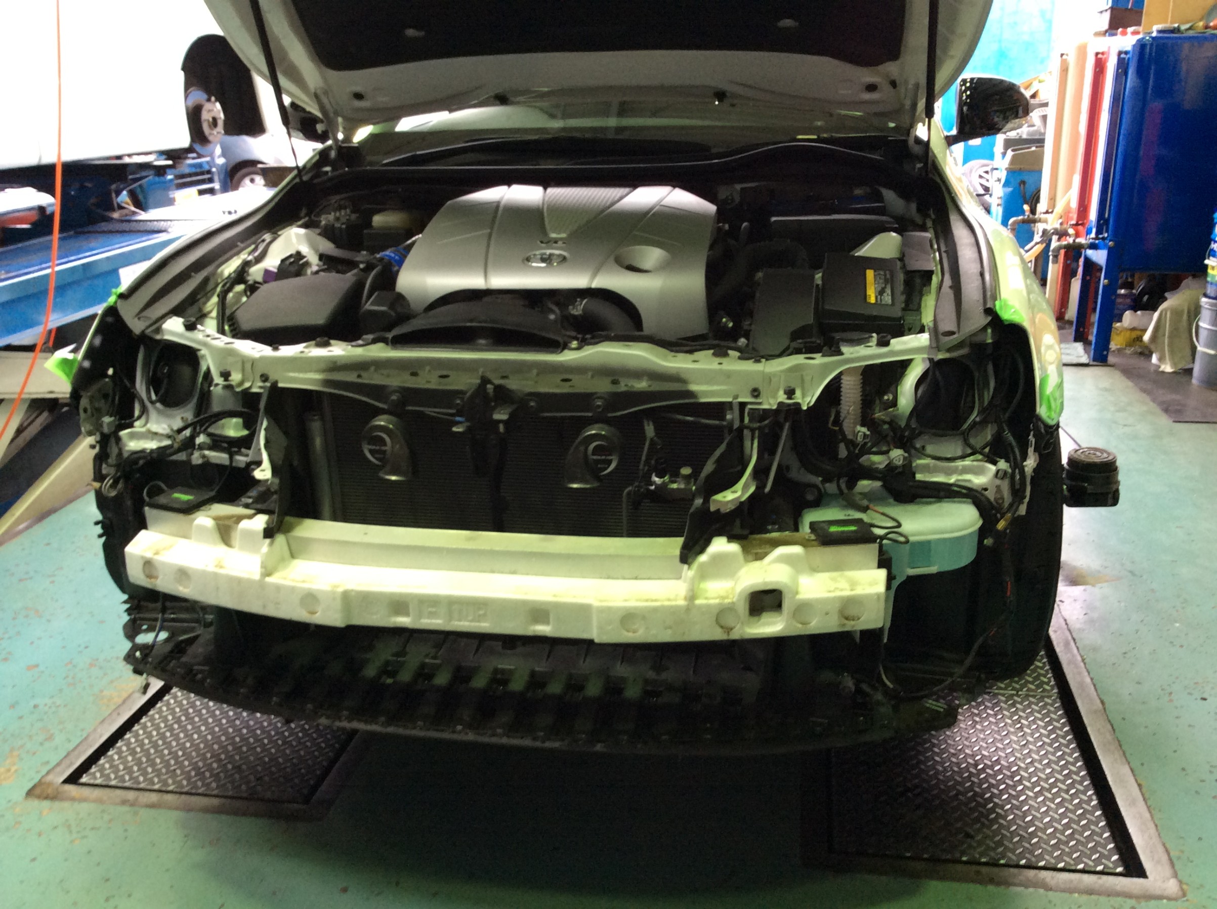 マークx G's3.5外し 純正ヘッドライト マークx G's3.5外し 純正ヘッドライト 社外ヘッドライト 分解（トヨタ