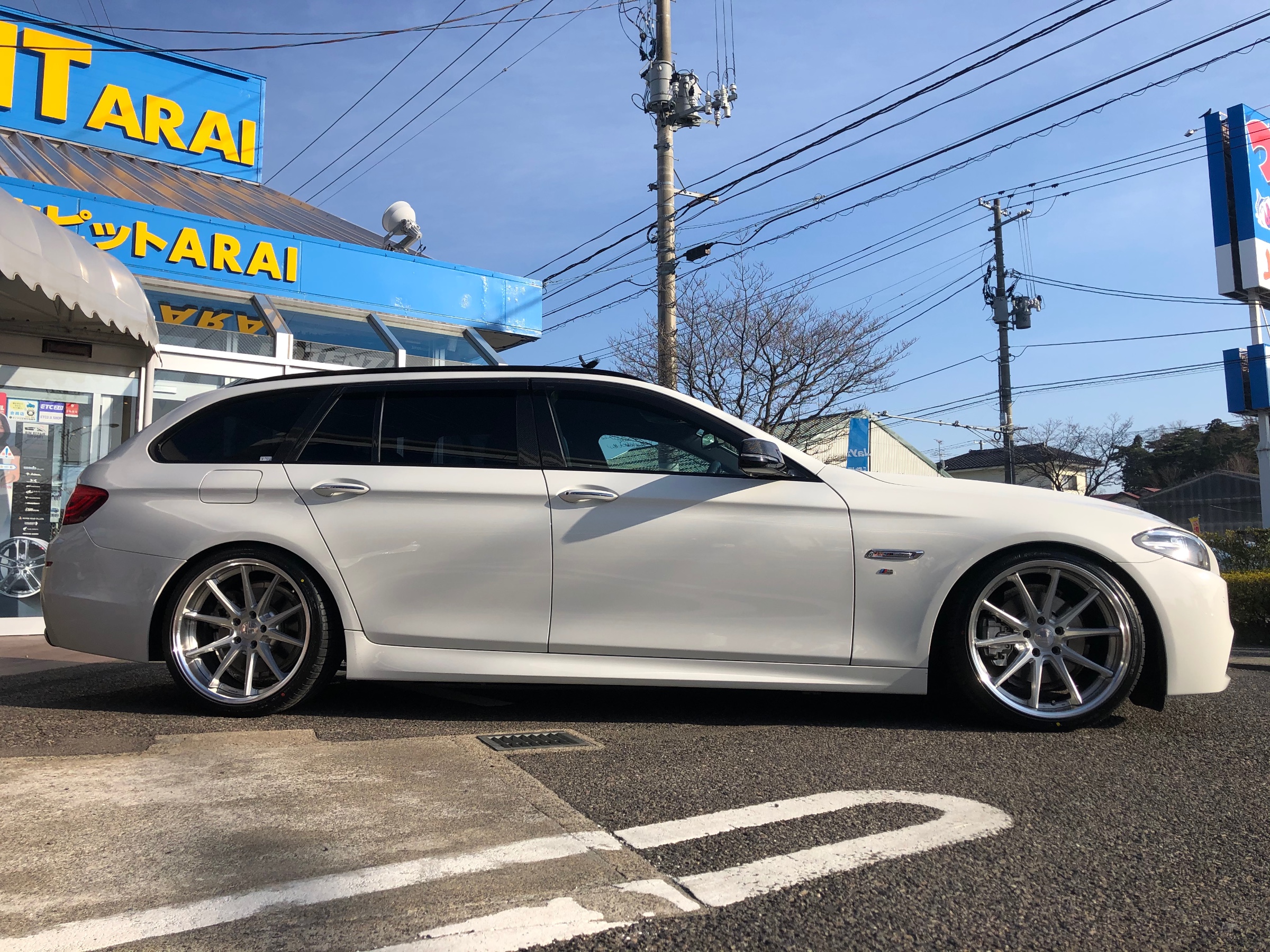 BMW F11 XL20 × WORK GNOSIS CV201 20inch ディープコンケーブ！！納得 ...