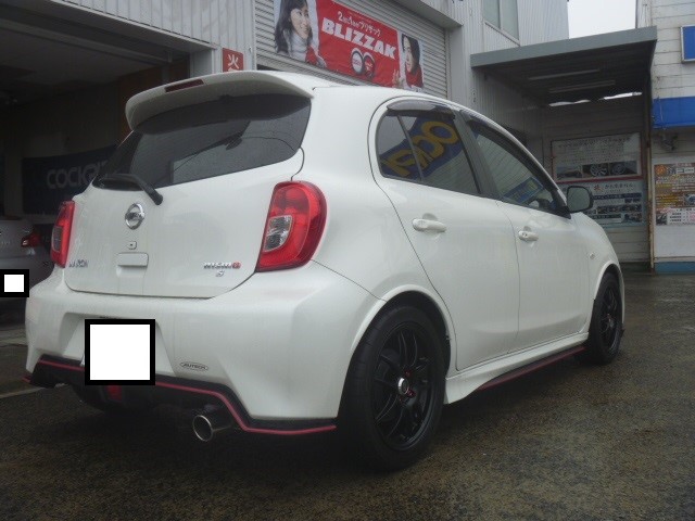 NISSAN マーチニスモS ホイール交換☆ | 日産 マーチNISMO S