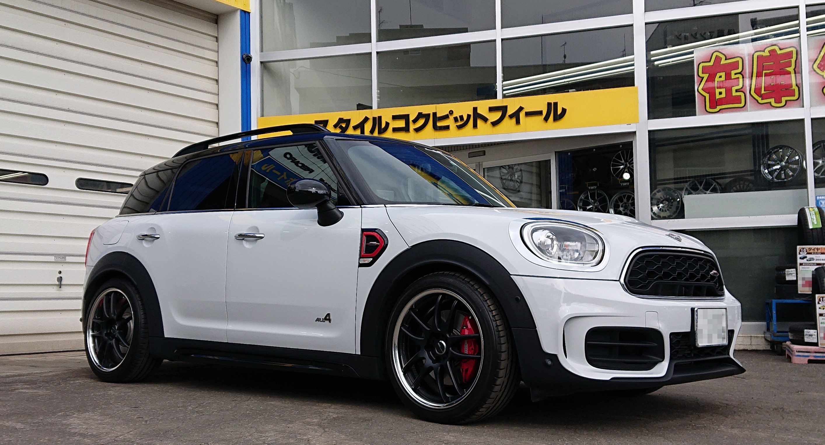 ビルシュタイン B14キット 取付と ４輪アライメント調整作業 ／ MINI ...