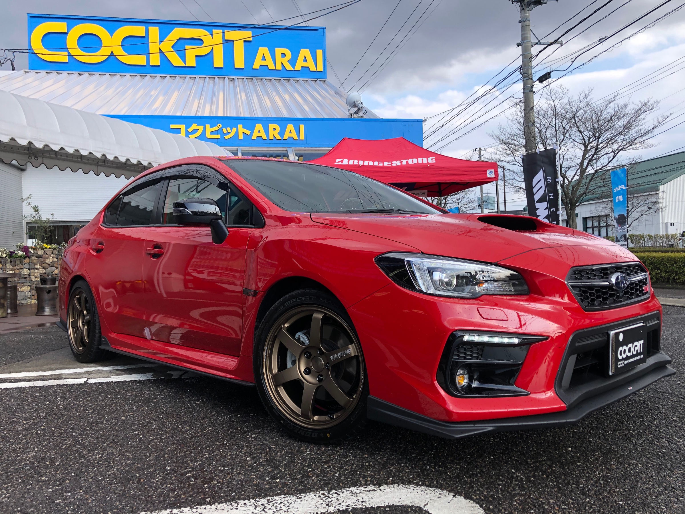 WRX S4 カスタマイズ事例 : VAG × RAYS VOLK RACING TESAGA ツライチ