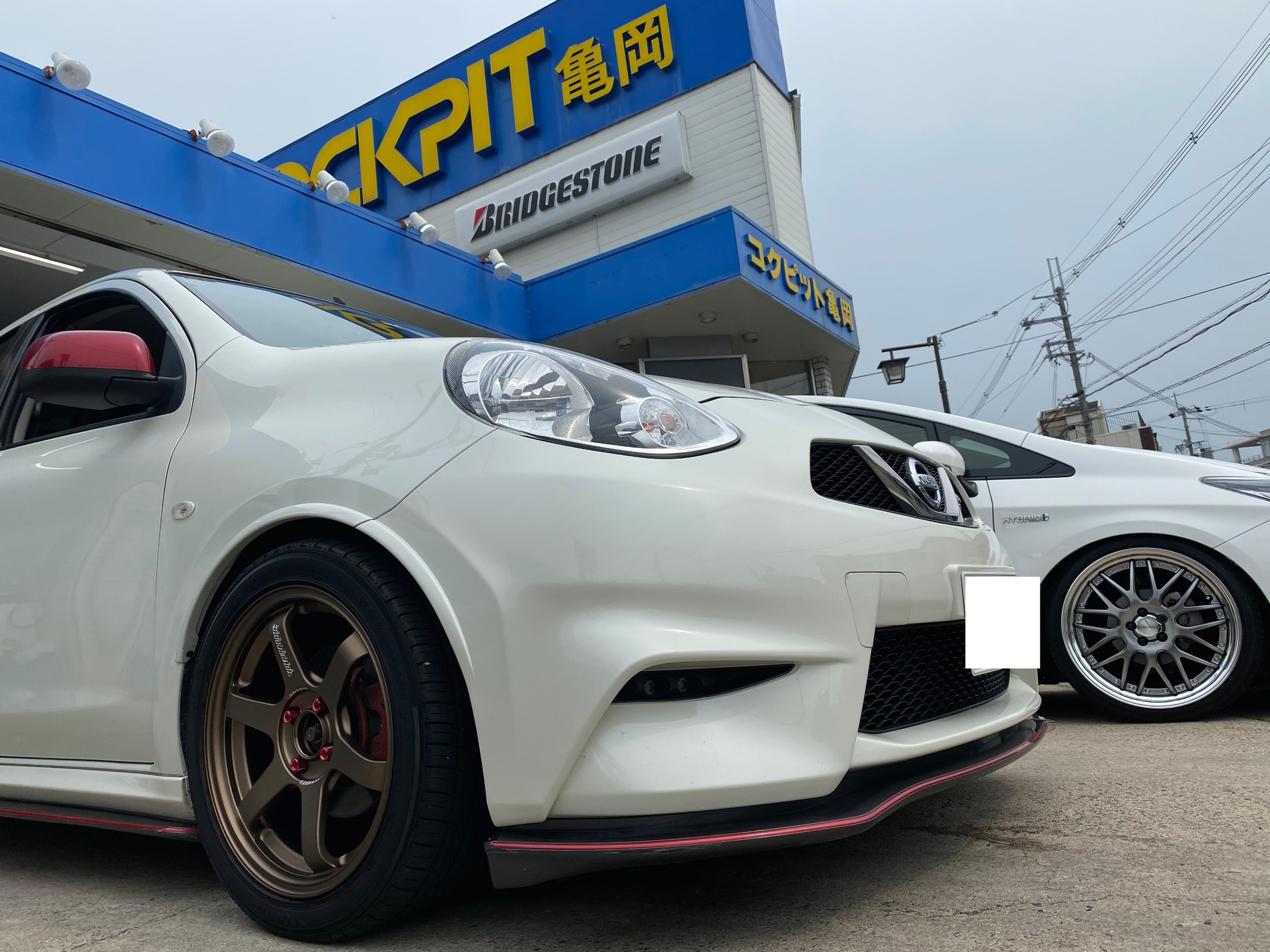 日産 マーチ ニスモS レイズ ボルクレーシング TE37 ホイール 鍛造