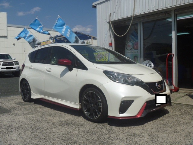 乗り心地の改善!! ノートNISMO Sの足回り交換＋スーパーアライメント