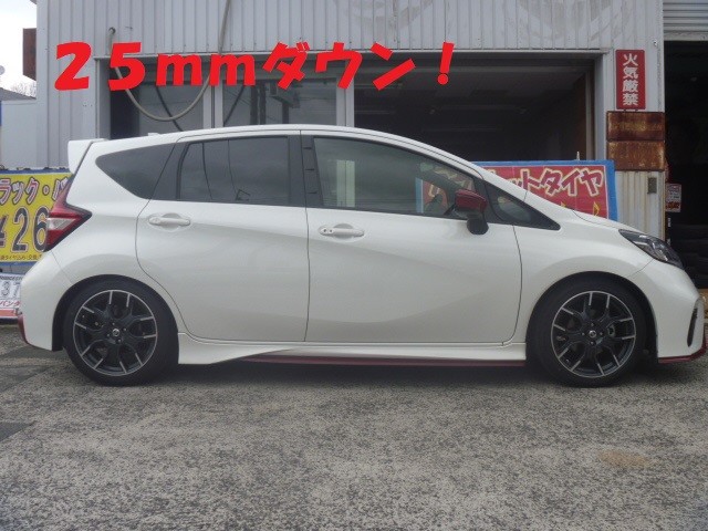 乗り心地の改善!! ノートNISMO Sの足回り交換＋スーパーアライメント