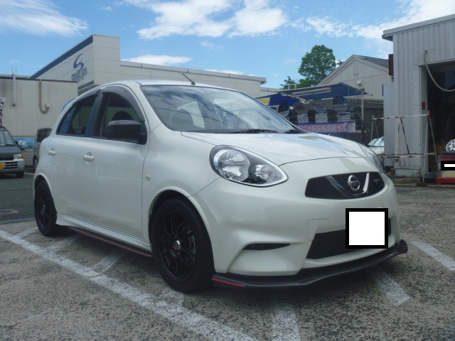 続 K13 マーチ Nismo S がっつり カスタム 日産 マーチnismo S エクステリア インテリア ステアリング シート交換 アフターパーツ取り付け事例 コクピット 麻生 お店の得意技紹介