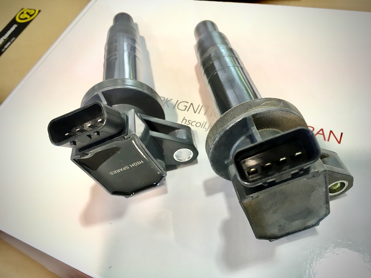 NSP90 TOYOTA Vitz ✖ HIGH SPARK IGNITION COIL ✖ NGK Premium RX PLUG トヨタ  ヴィッツ ☆メモらんだむ☆ コクピット 福島 車のカスタマイズにかかわるスタッフより
