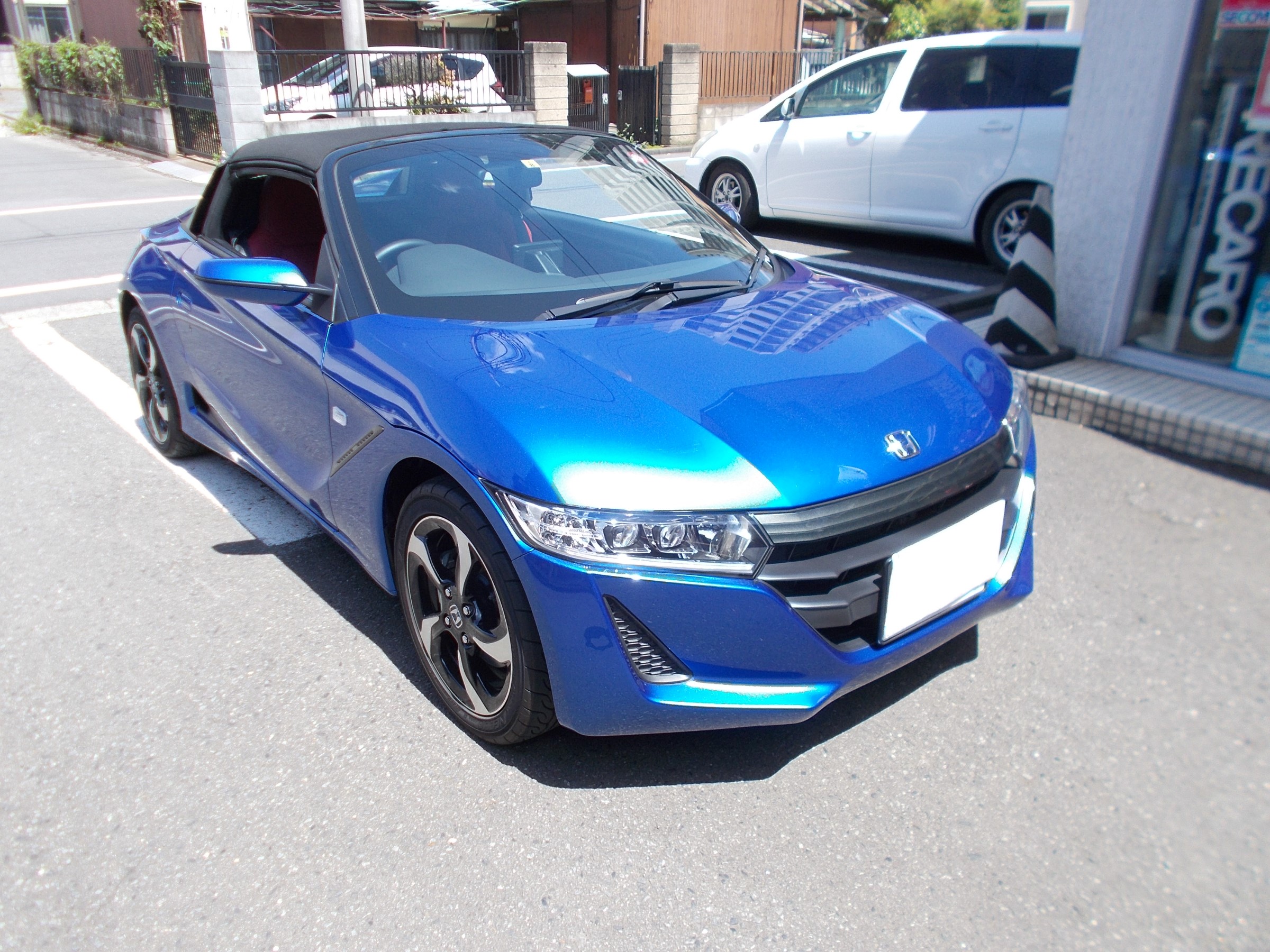 S660 スプーン製スポーツマフラー「N1マフラー（保安基準適合）」装着