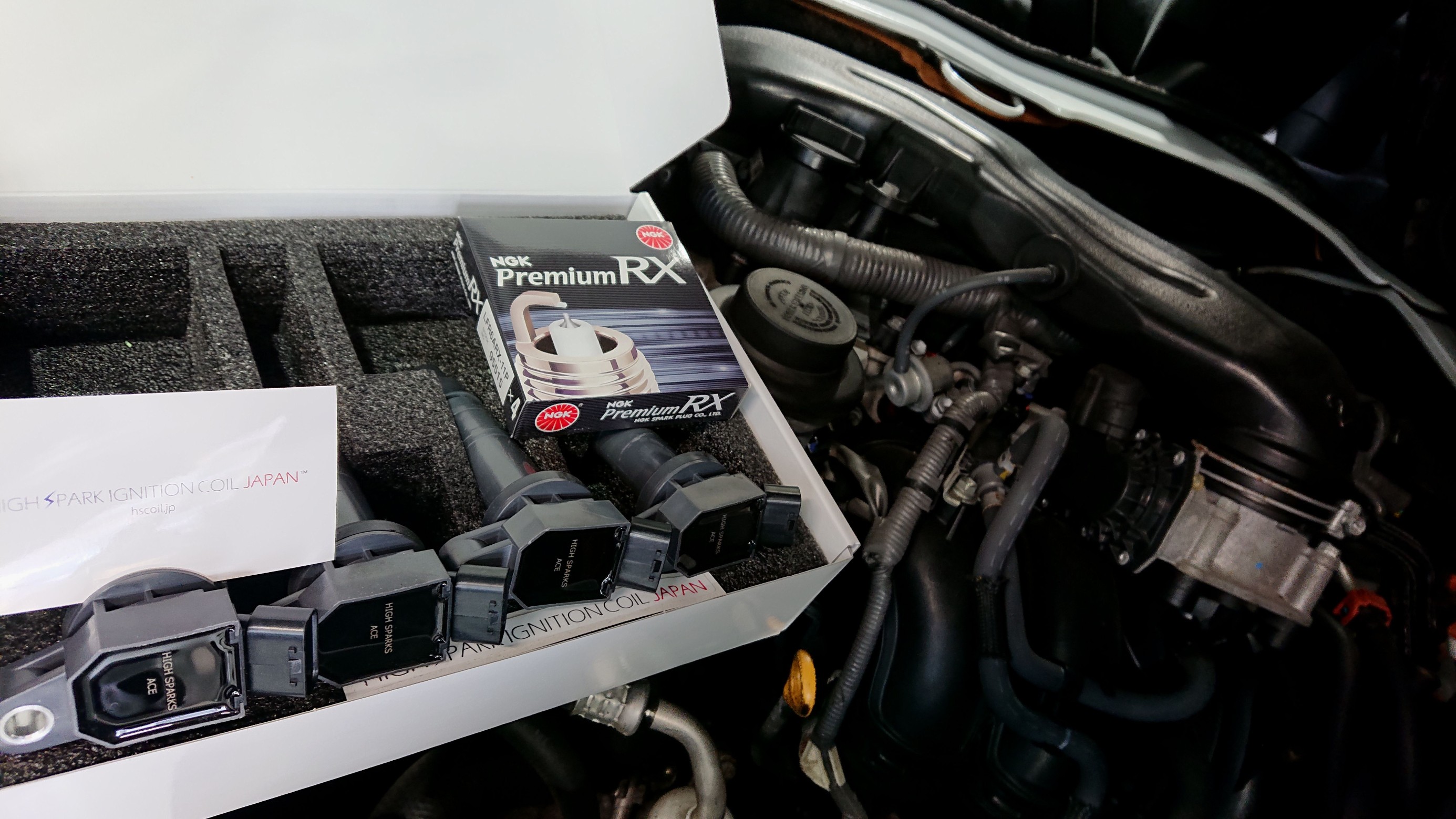 トヨタ ハイエース TRH216K に ハイスパークイグニッション