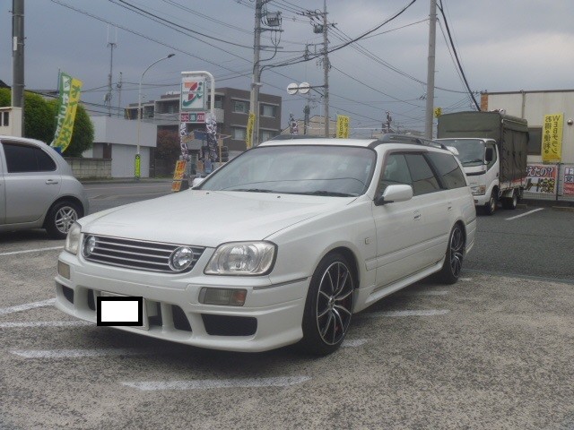 WGNC34/ステージアのマフラー交換☆ | 日産 ステージア 吸・排気