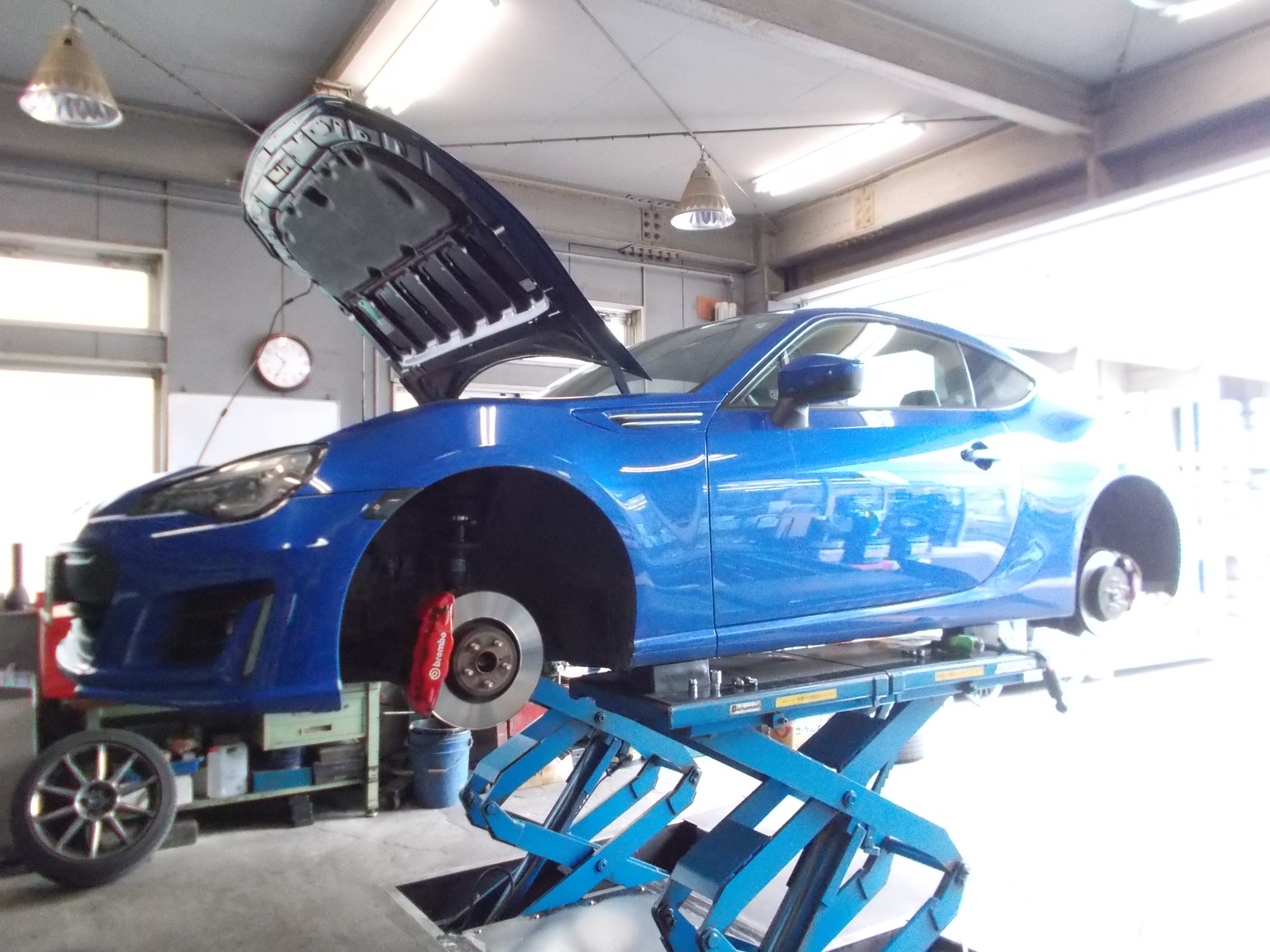 BRZ エンドレス製スポーツブレーキパッド「MX72プラス」装着＆ブレーキ