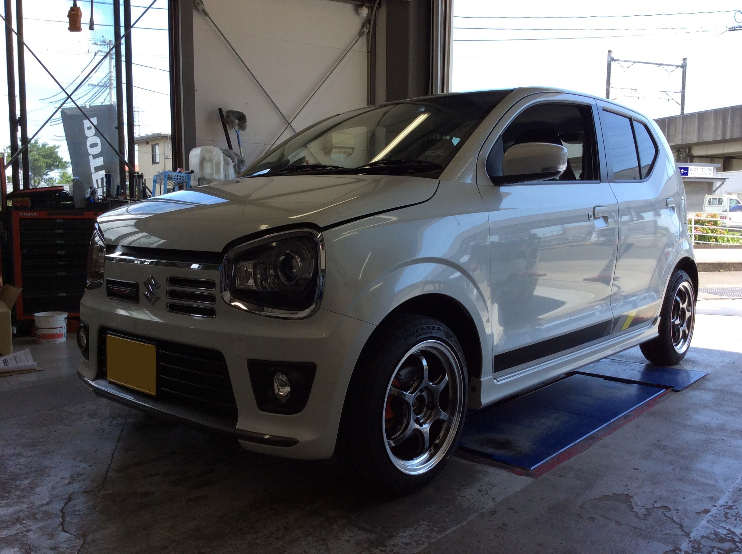 最大60%OFFクーポン HA36S アルトワークス4WD 車高調 TEIN FLEX-Z
