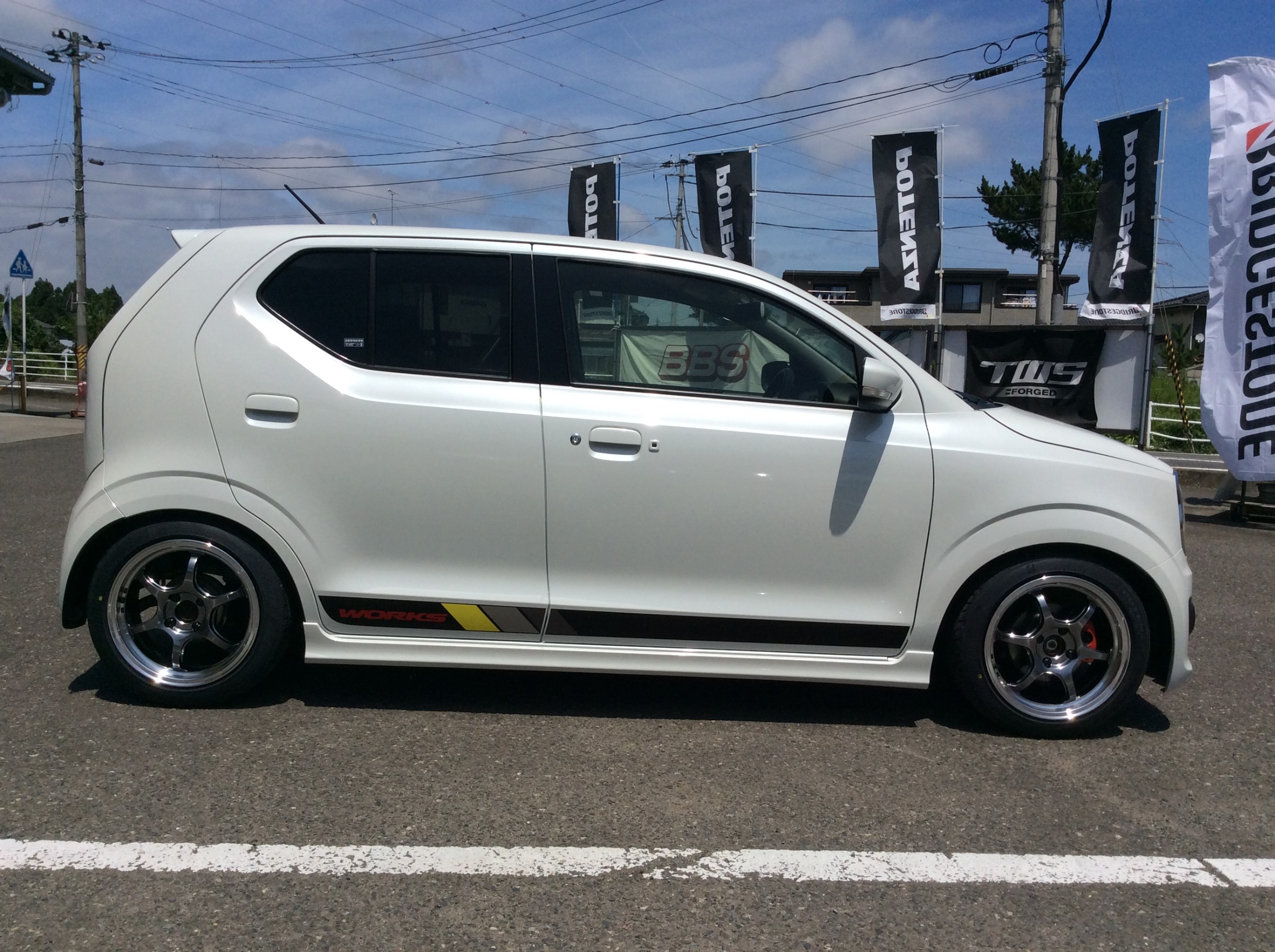 最大99％オフ！ HA36S アルトワークス4WD 車高調 TEIN FLEX-Z 取り付け