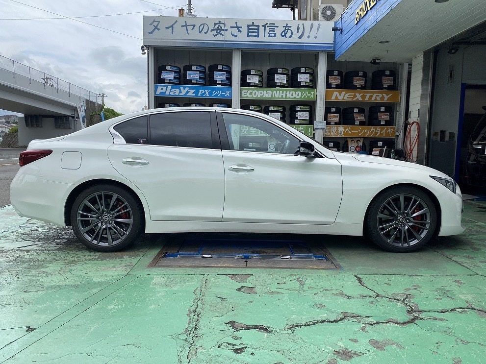 日産 V37 スカイライン 400R 純正 19インチ タイヤホイール の