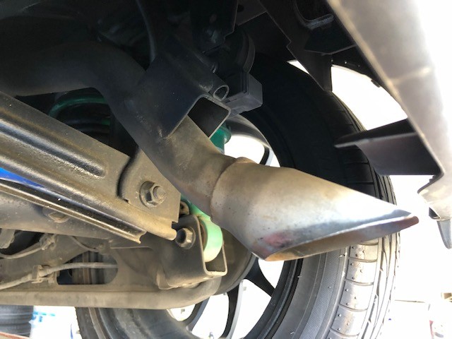 HA36Sアルトワークス × KCテクニカ GTマフラーStreet取り付け HA36Sアルトワークス × KCテクニカ GTマフラーStreet取り付け
