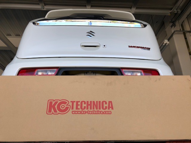 HA36Sアルトワークス × KCテクニカ GTマフラーStreet取り付け