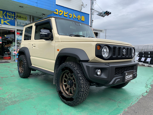 ジムニーシエラのホイール装着 | スズキ ジムニーシエラ ホイール